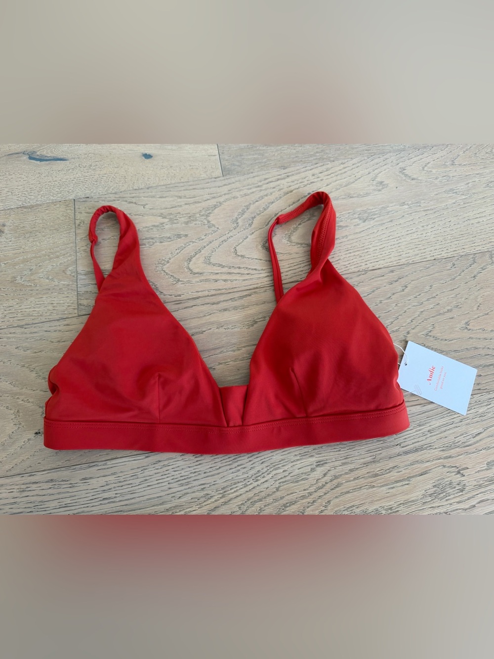 Andie The Tahiti Top Bikini Swimsuit Red Chili Pepper Size M